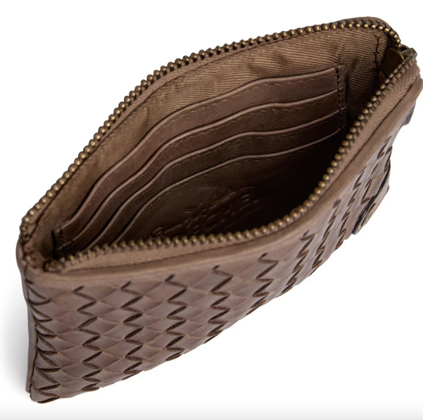 Pung Sofya - Håndflettet Dark Taupe