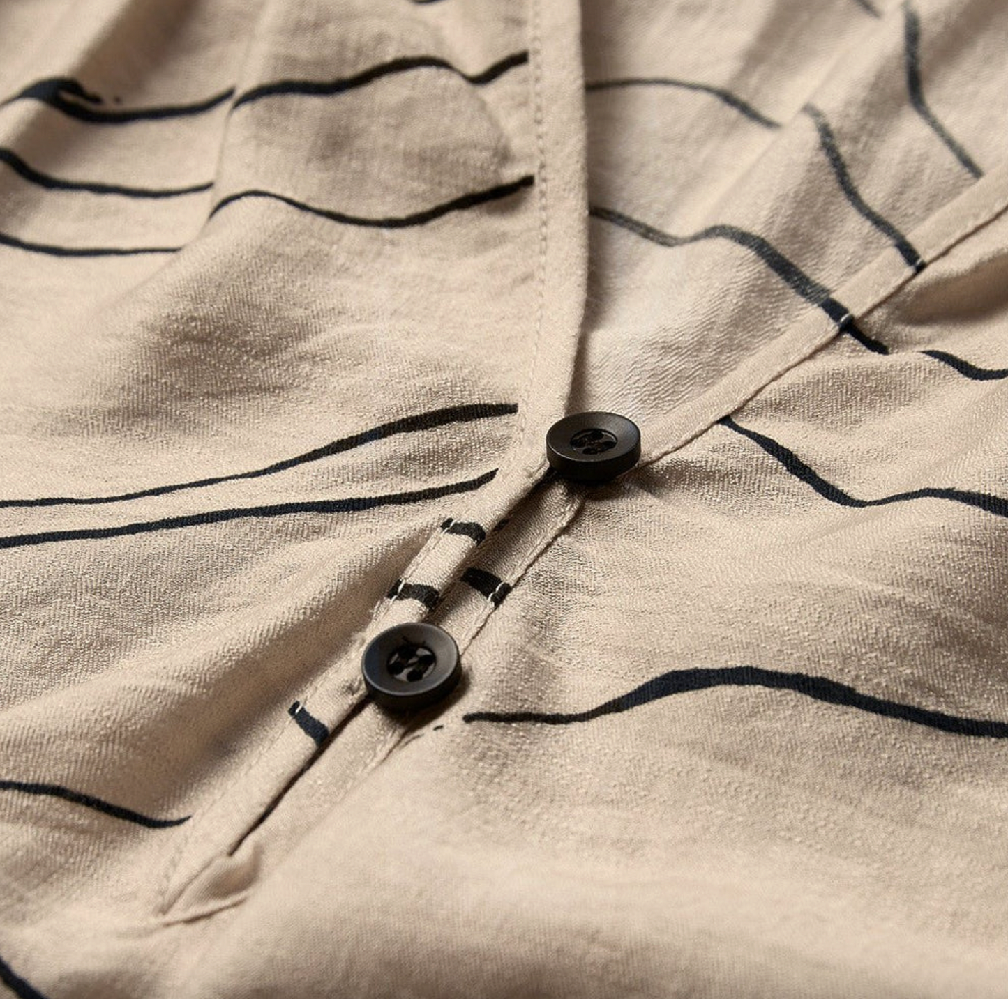 Bluse Evy - Cream Graphic