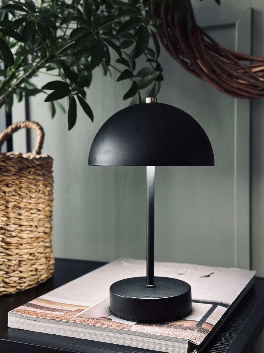 Bordlampe med touch - Svart