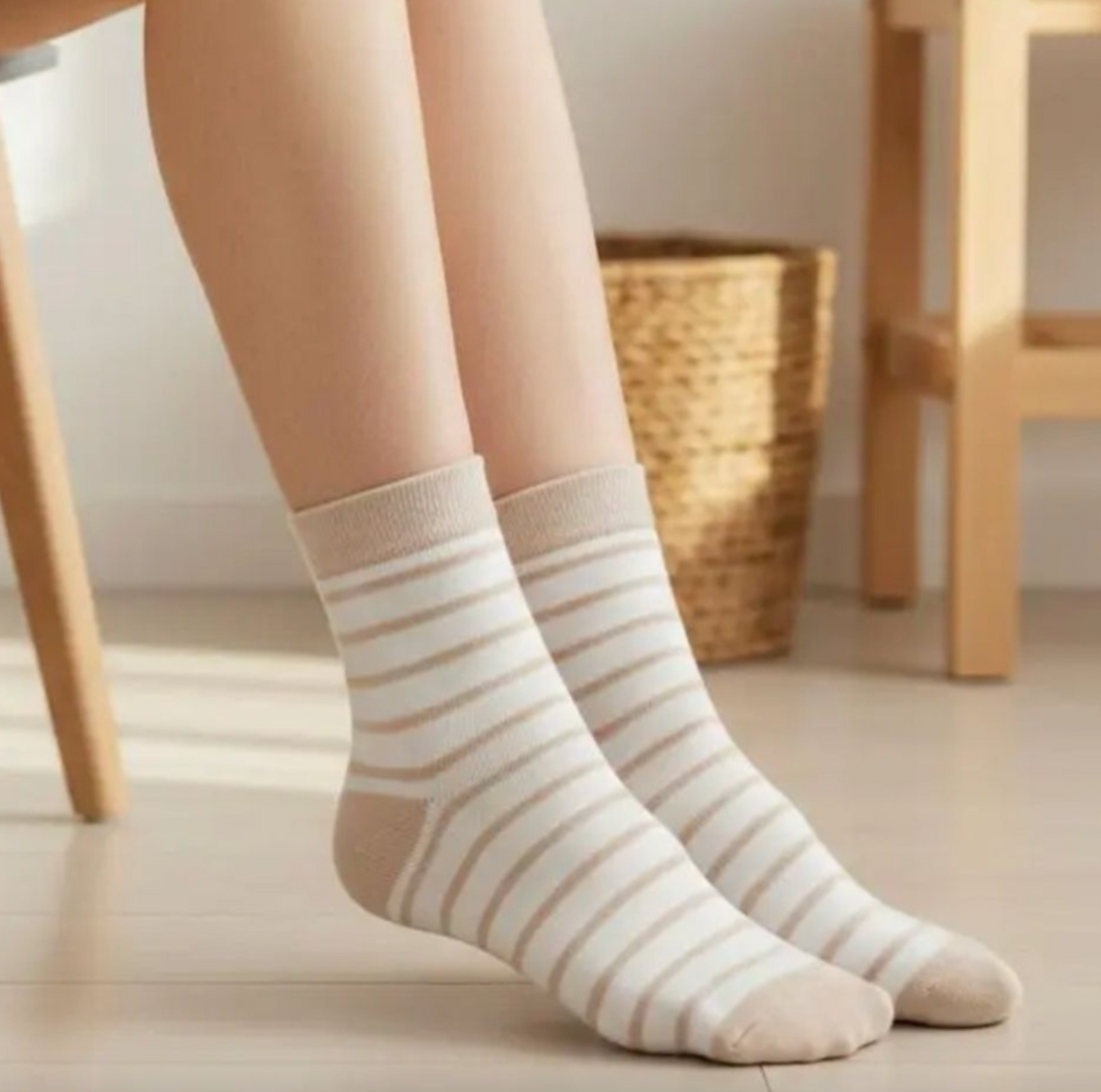 Sokker Marta taupe - Str 37-41
