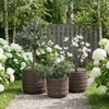 Plantekurver RATTAN DARK - flere størrelser