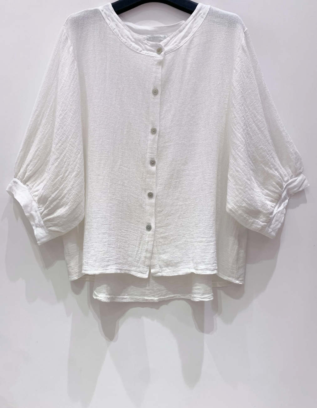 Skjorte Luna White - Linmix