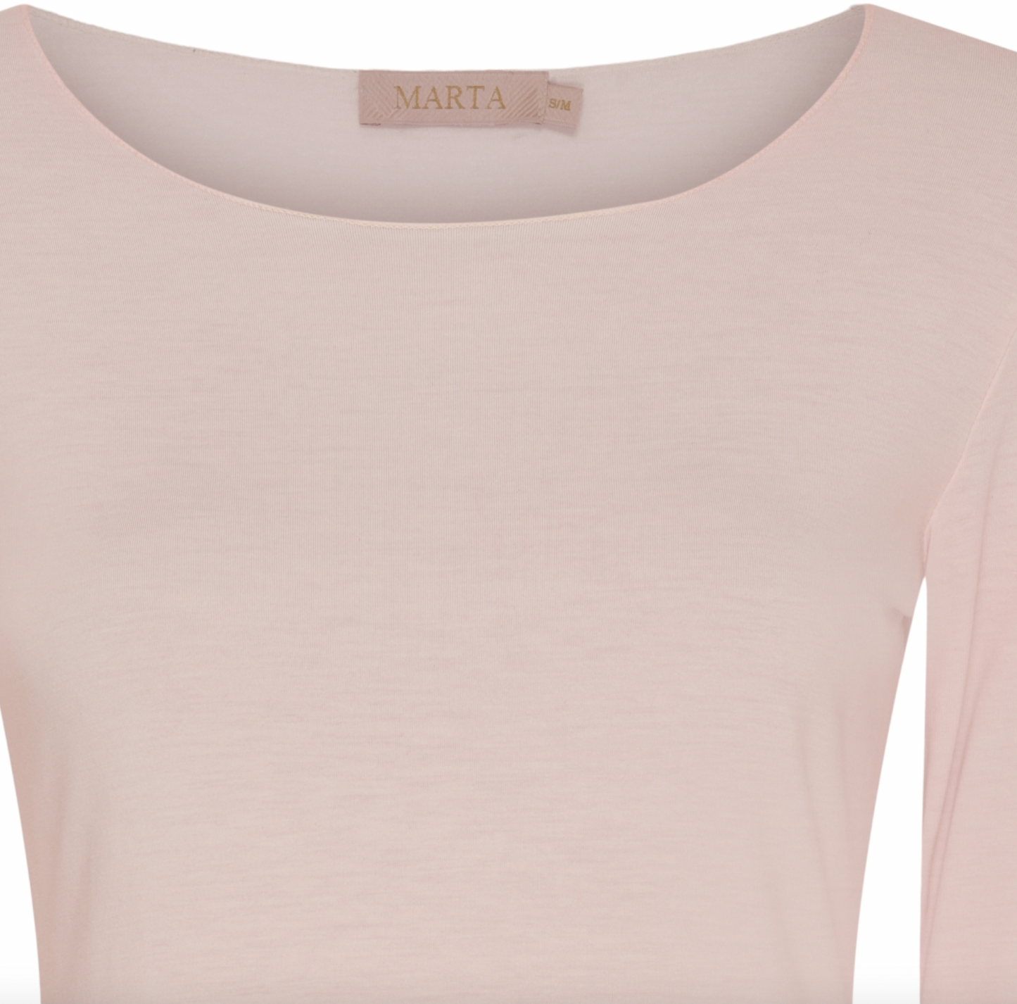 Bluse BASIS med blonderdetaljer – Cipria