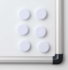 Magneter til whiteboards - Hvit 6 stk