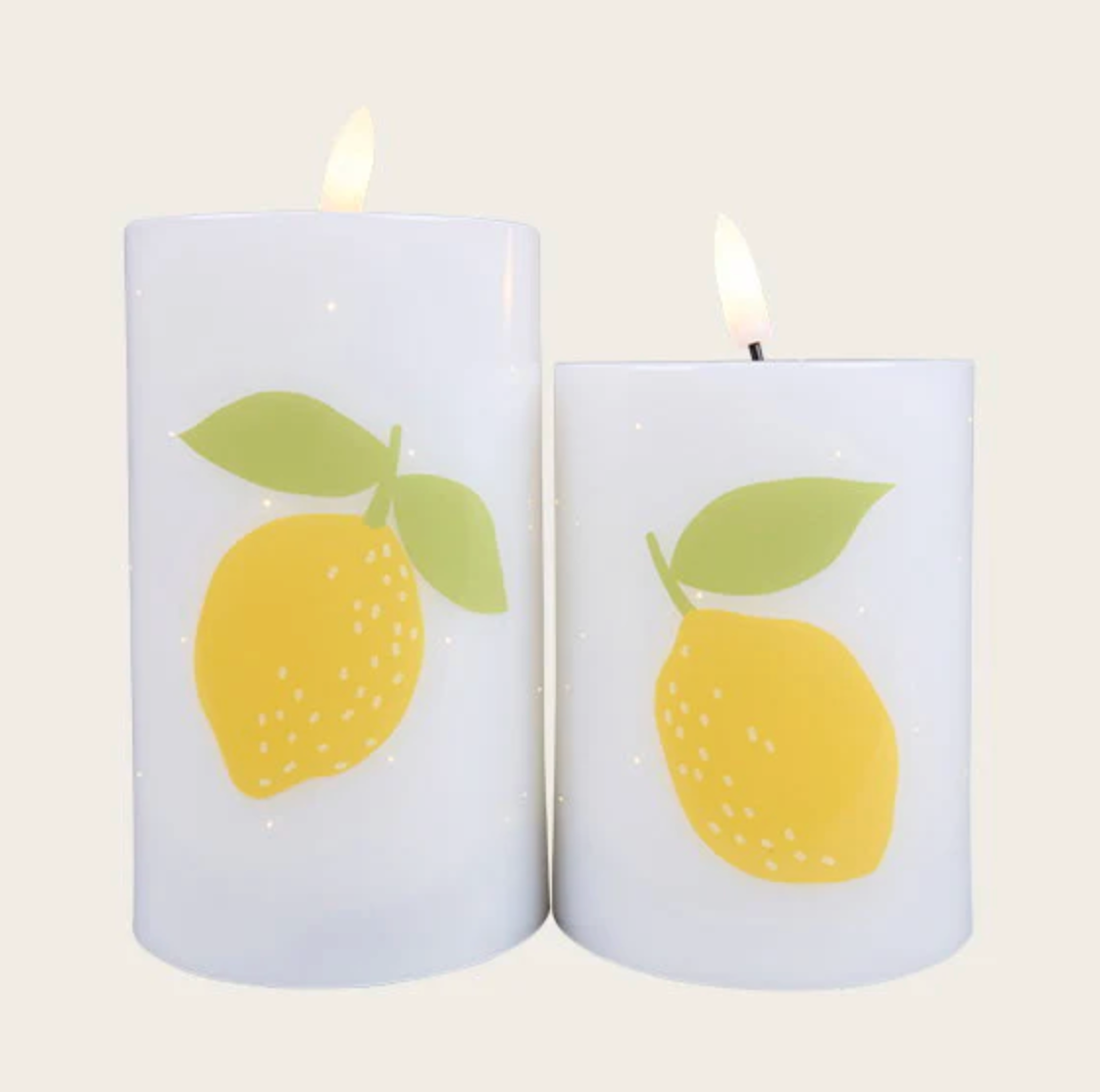 LED kubbelys TWINKLE Citrus - Sett med 2 stk.