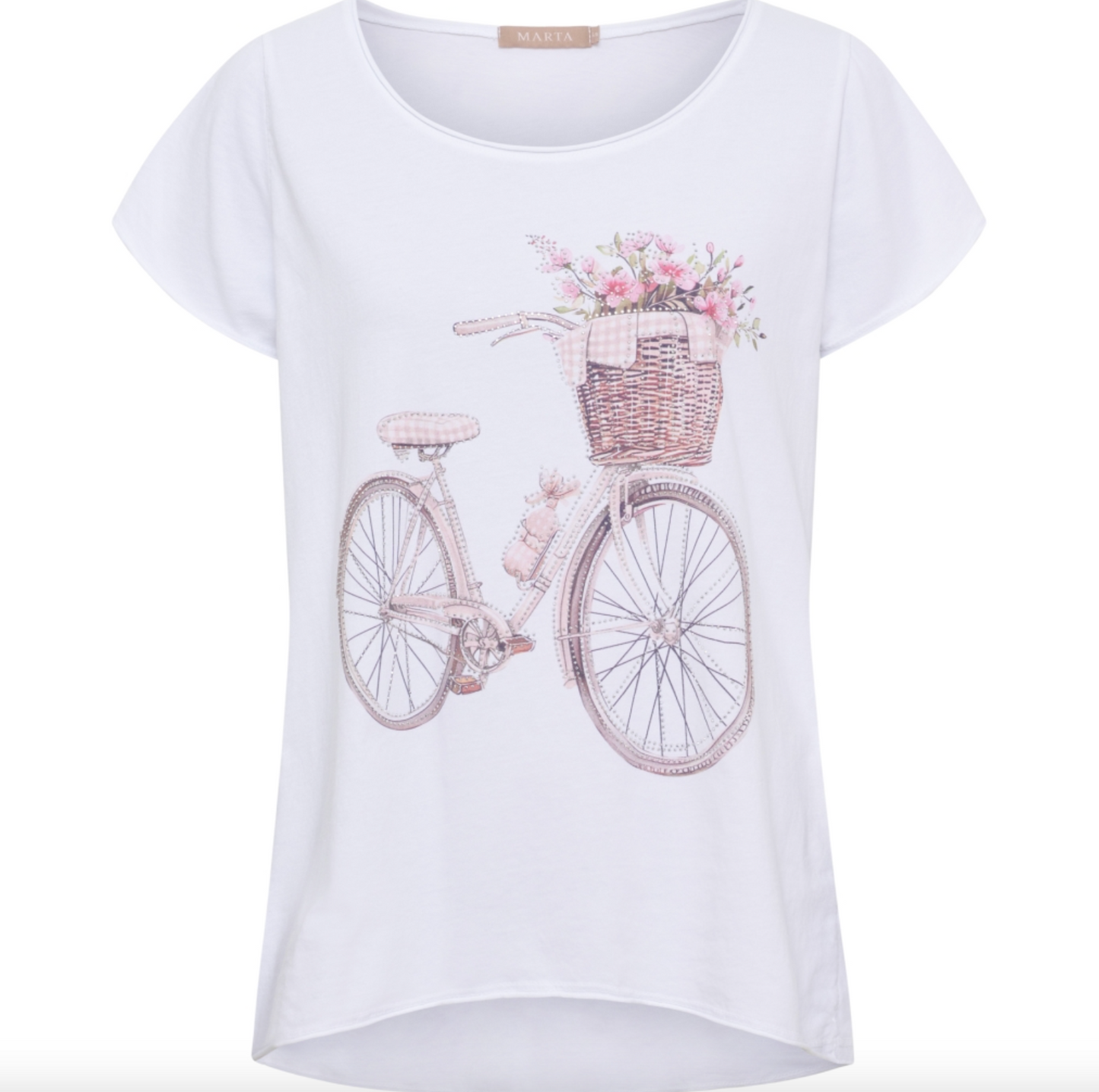 T-skjorte Bike beige