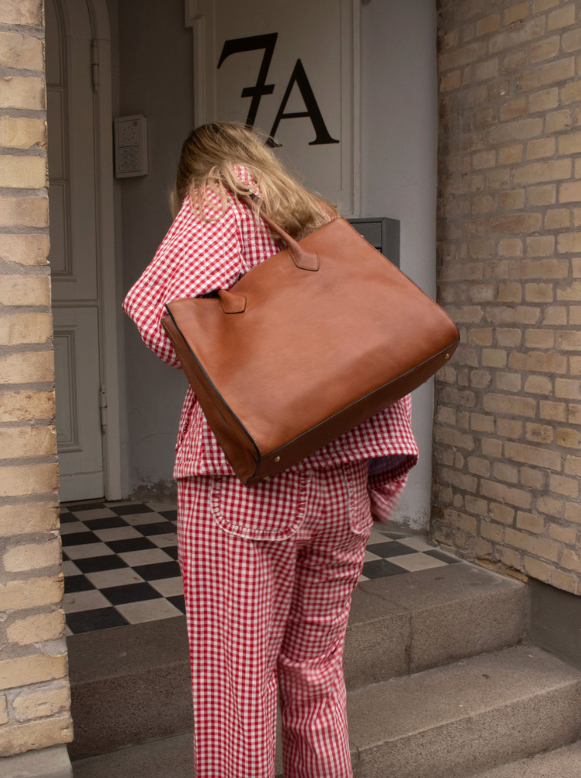 Skulderveske Ora Big - Cognac
