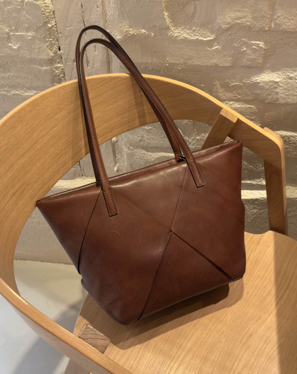 Skulderveske Olia cognac