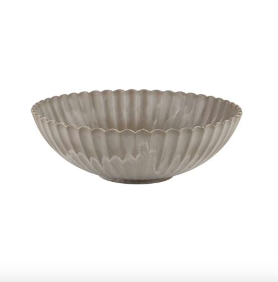 Bowl i betonglook - Grå 28 cm