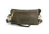 Clutch / skinnveske - Army green