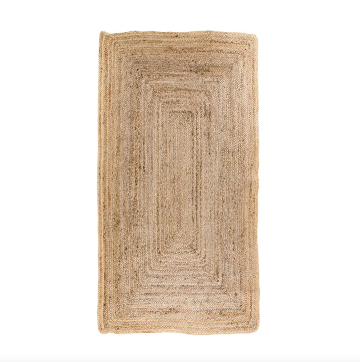 Teppe i flettet naturjute - 70x140cm