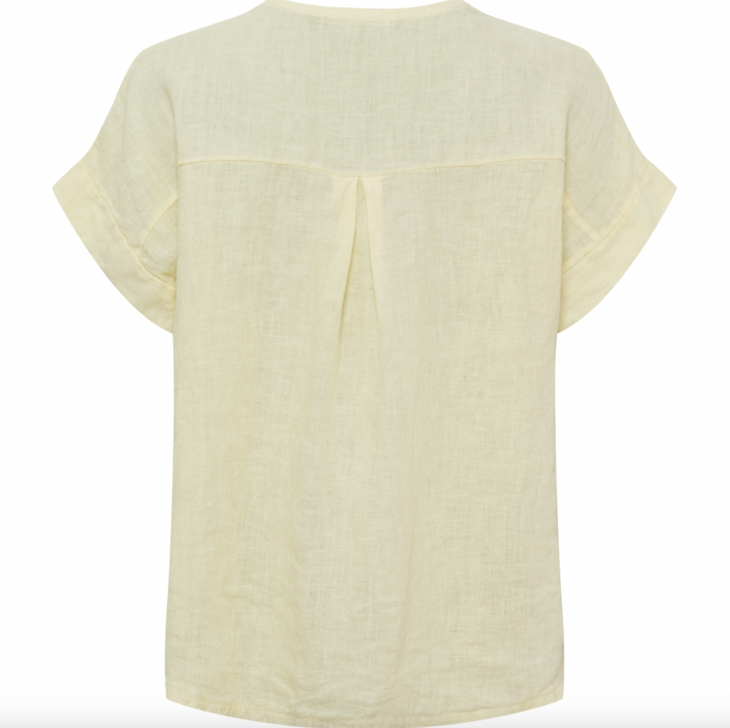 T-shirt - Flea yellow linen
