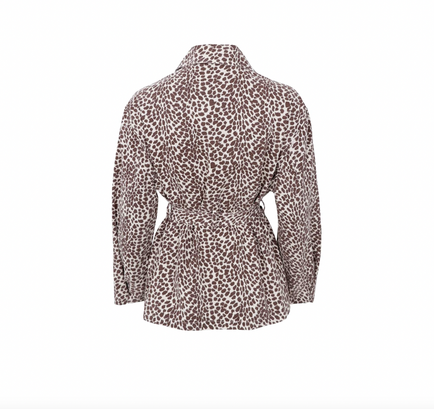 Jakke canvas leopard