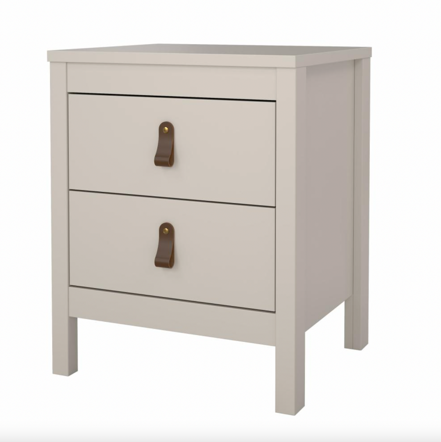 Nattbord Madrid med 2 skuffer - Cashmere