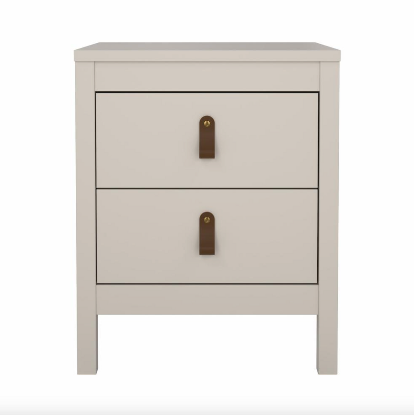 Nattbord Madrid med 2 skuffer - Cashmere