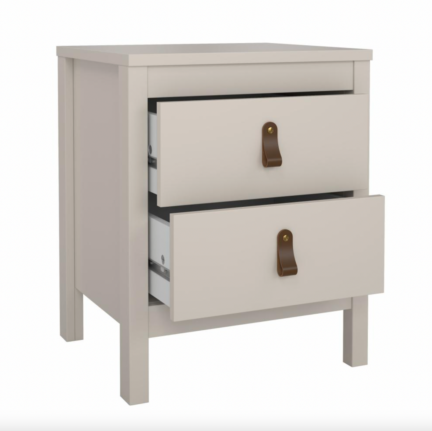 Nattbord Madrid med 2 skuffer - Cashmere
