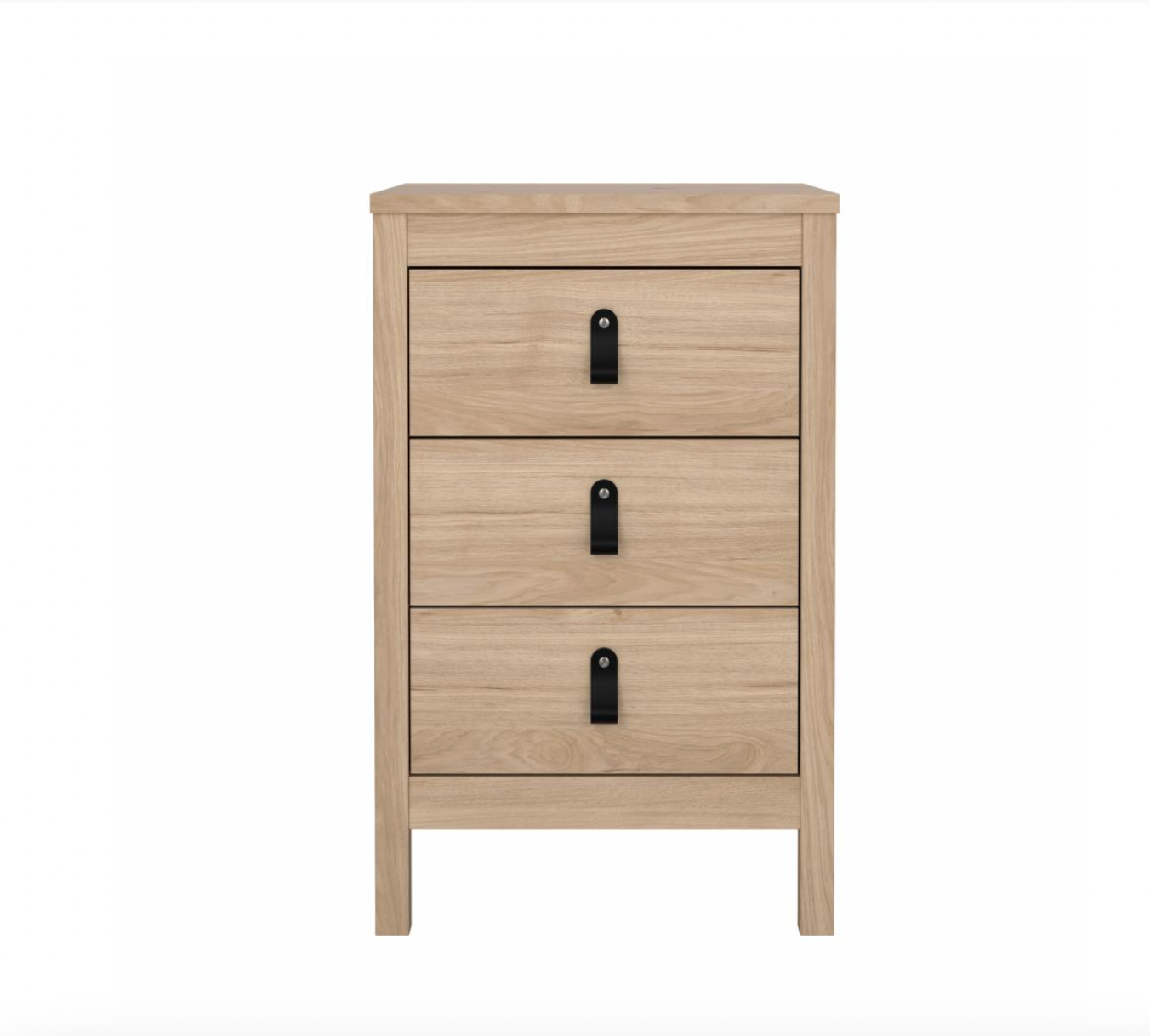 Nattbord Madrid med 3 skuffer - Jackson Hickory