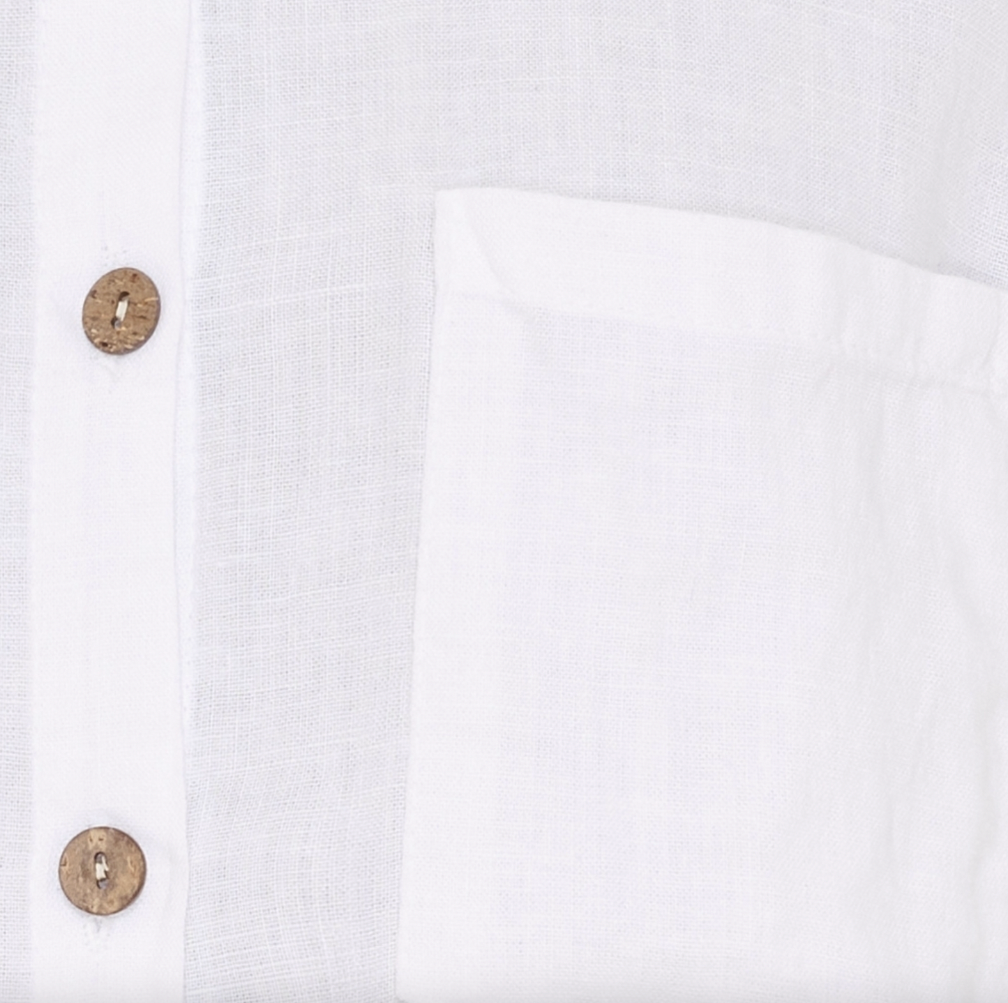 Skjorte Kiara linblanding - Optical White