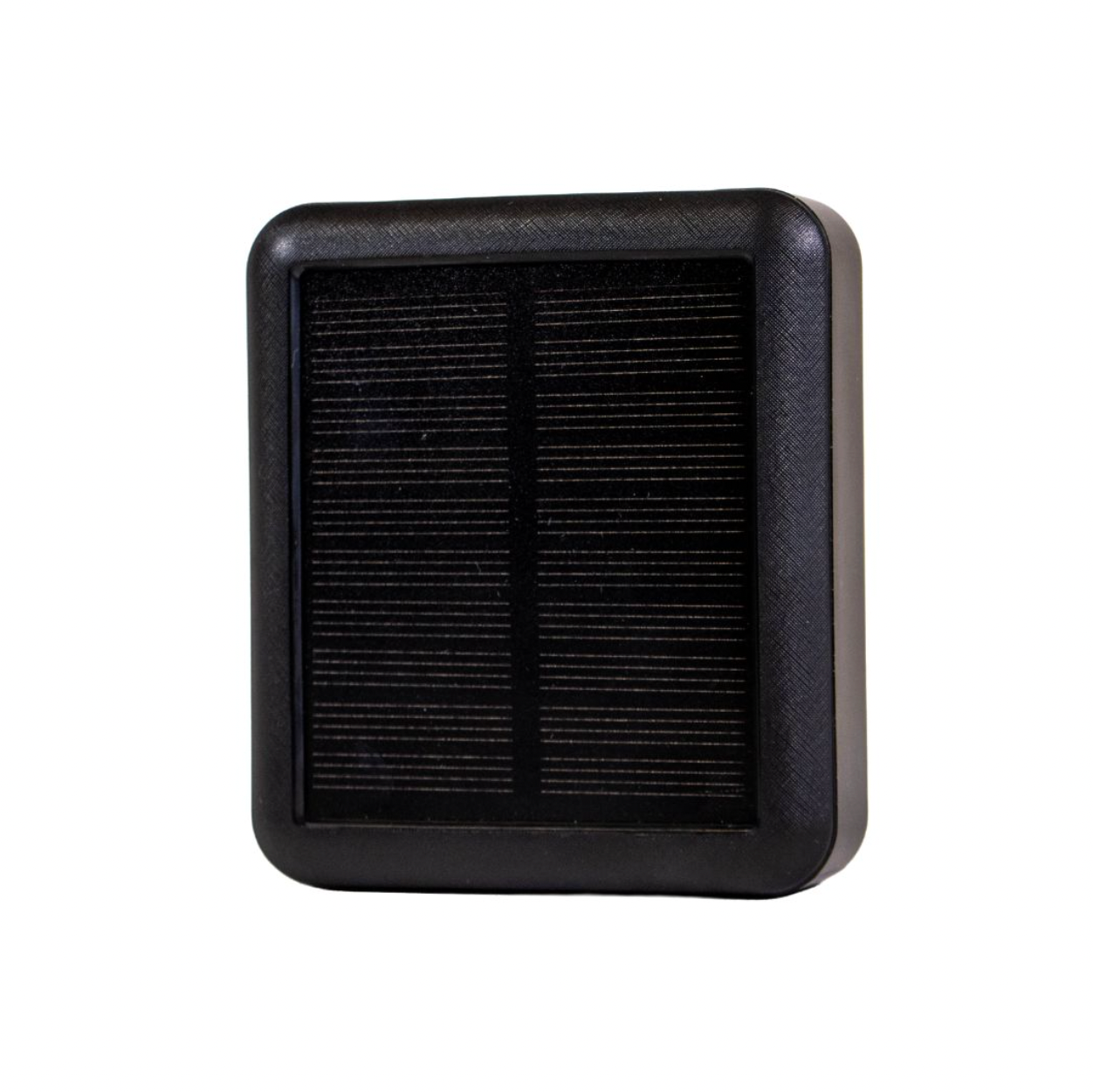 Mini solar powerbank med kabler, 10.000 mAh