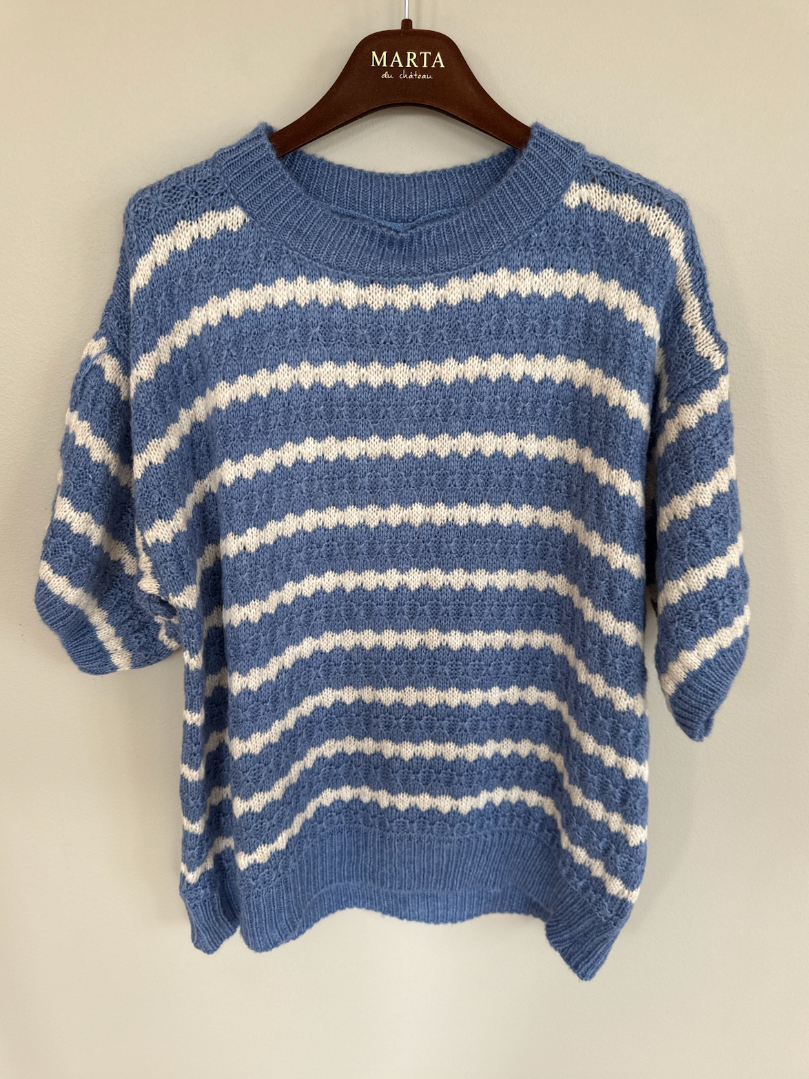 Strikk Nayeli - Jeans blue