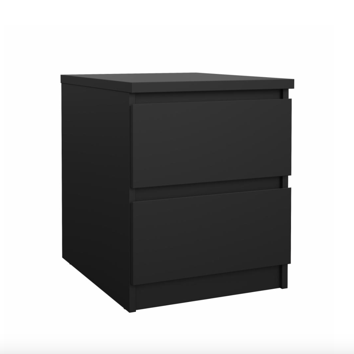 Nattbord - Black 2 skuffer