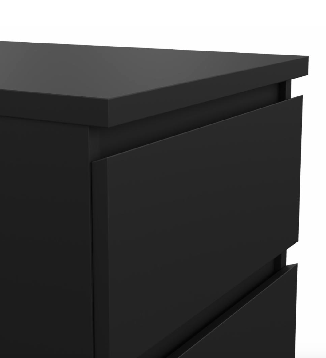 Nattbord - Black 2 skuffer