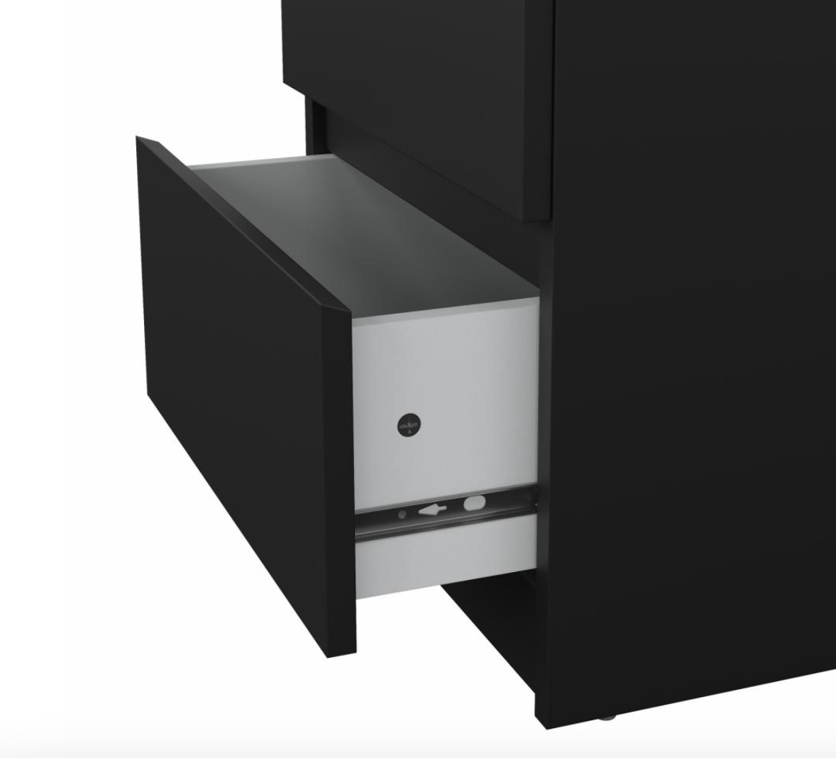 Nattbord - Black 2 skuffer