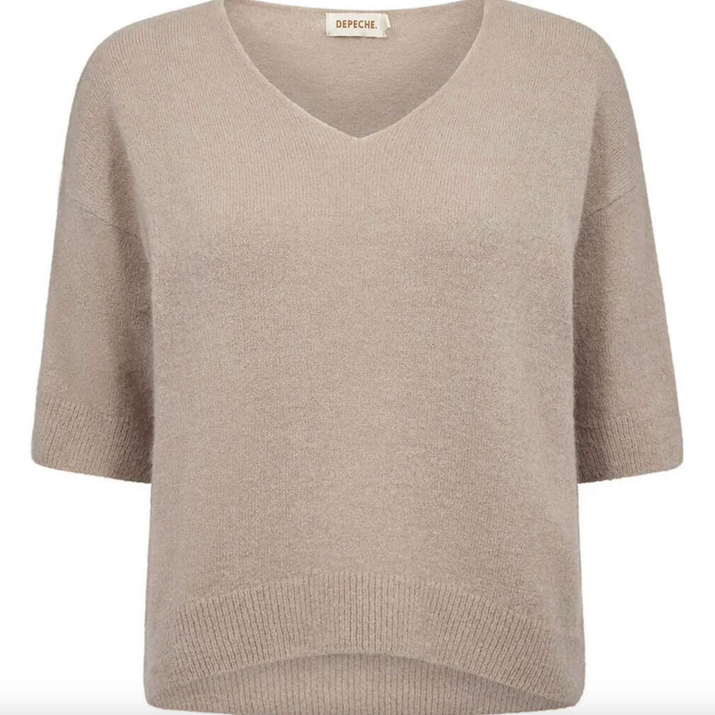 Strikk Alpaca v-neck - Depeche