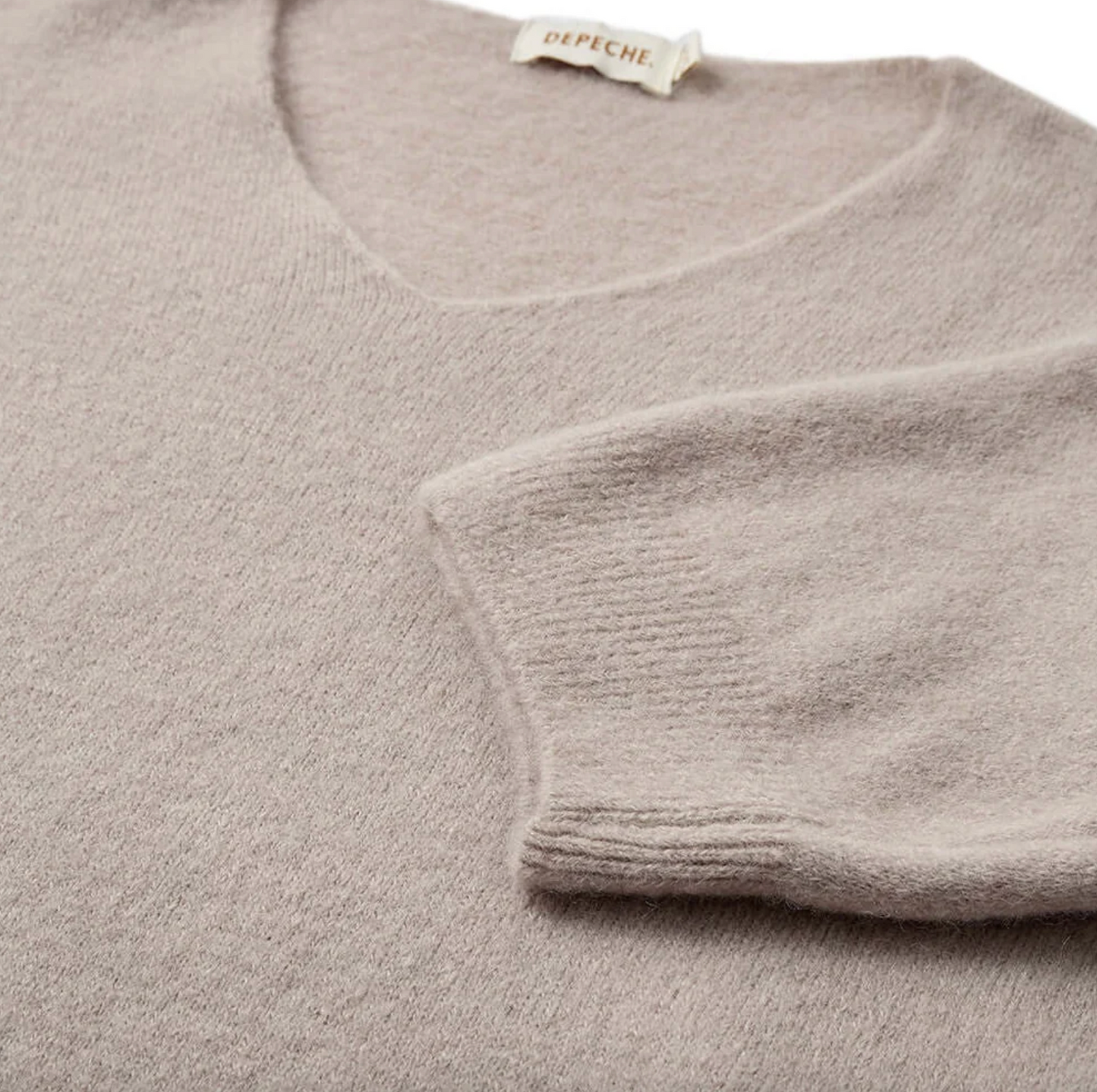 Strikk Alpaca v-neck - Depeche