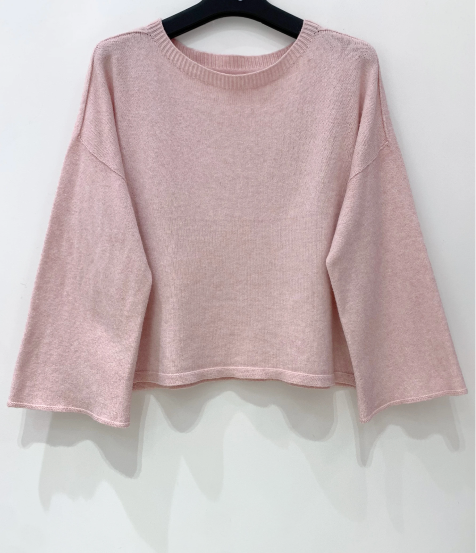 Genser med 3/4 ermer - Rose