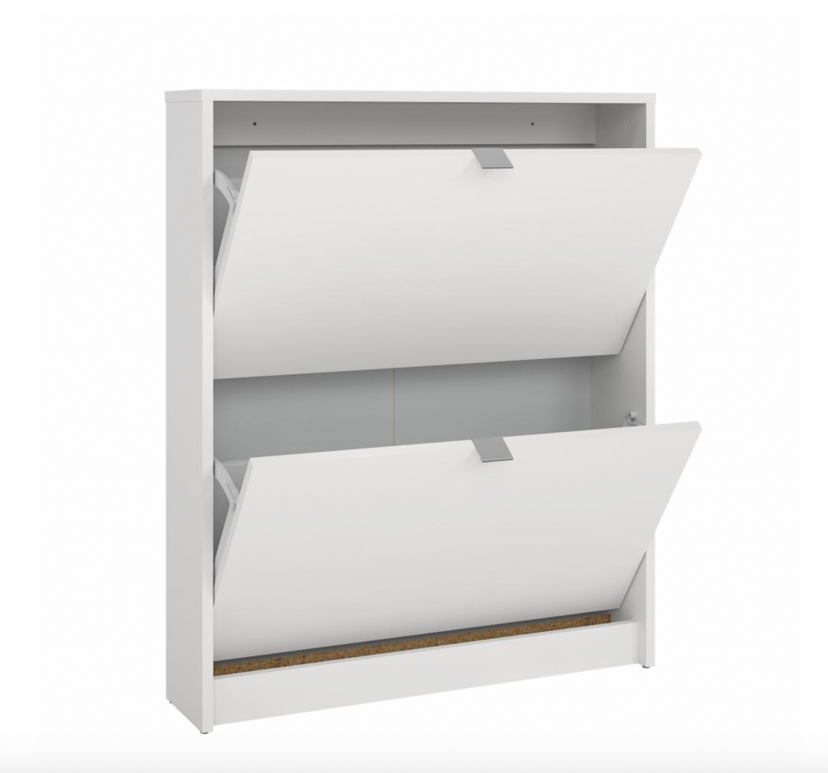 Skoskap med 2 rom - White