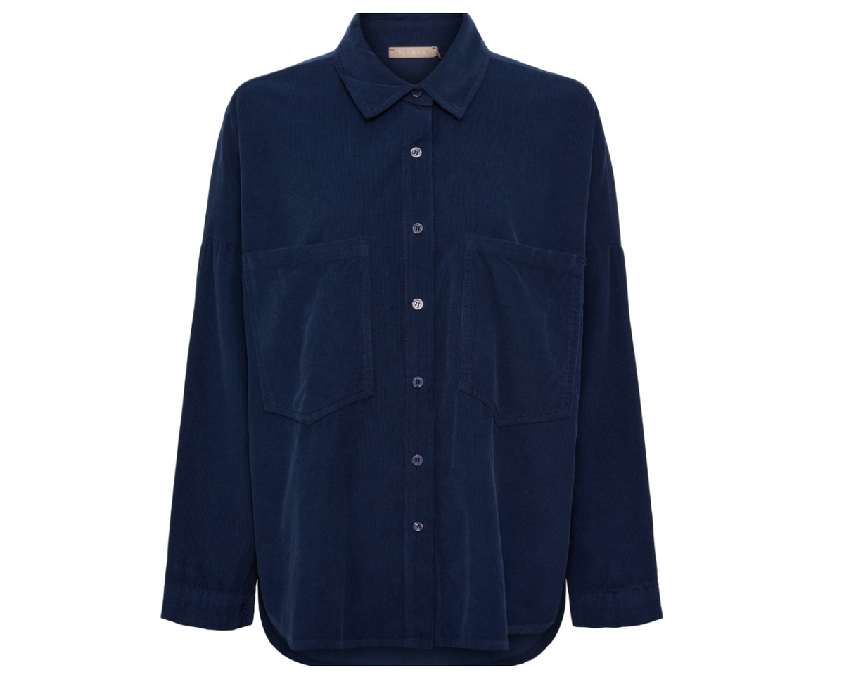 Skjorte baby cord - Blue