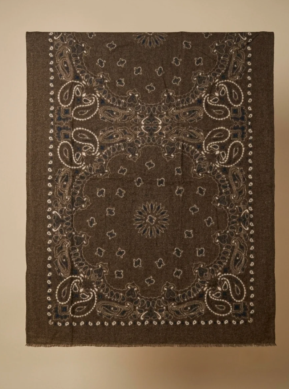 Tørklæde Cashmere mix - brown