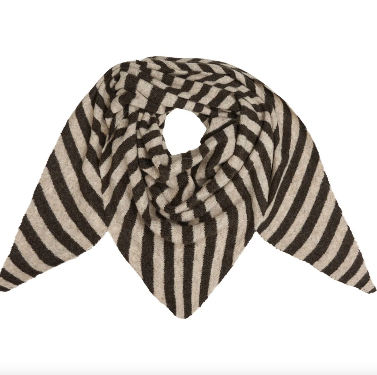 Skjerf kitte - Coffee/Taupe