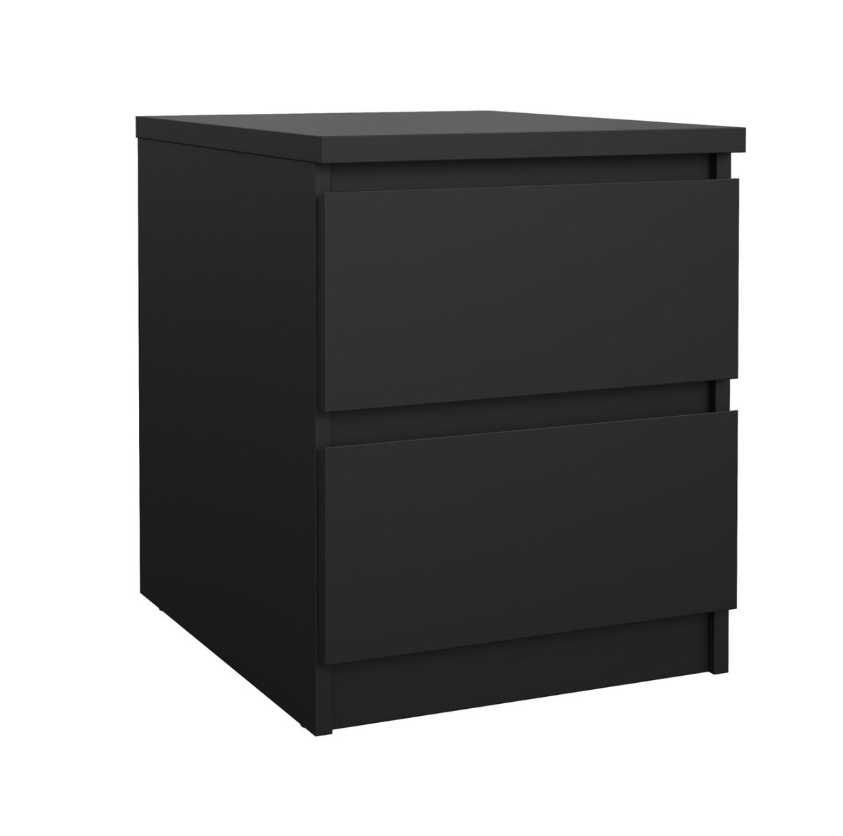 Nattbord - Black 2 skuffer i sort