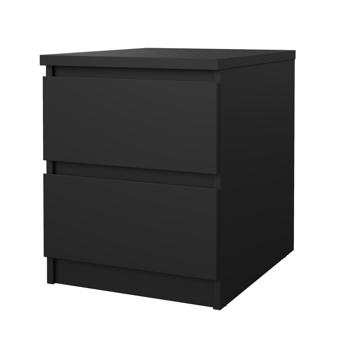 Nattbord - Black 2 skuffer i sort