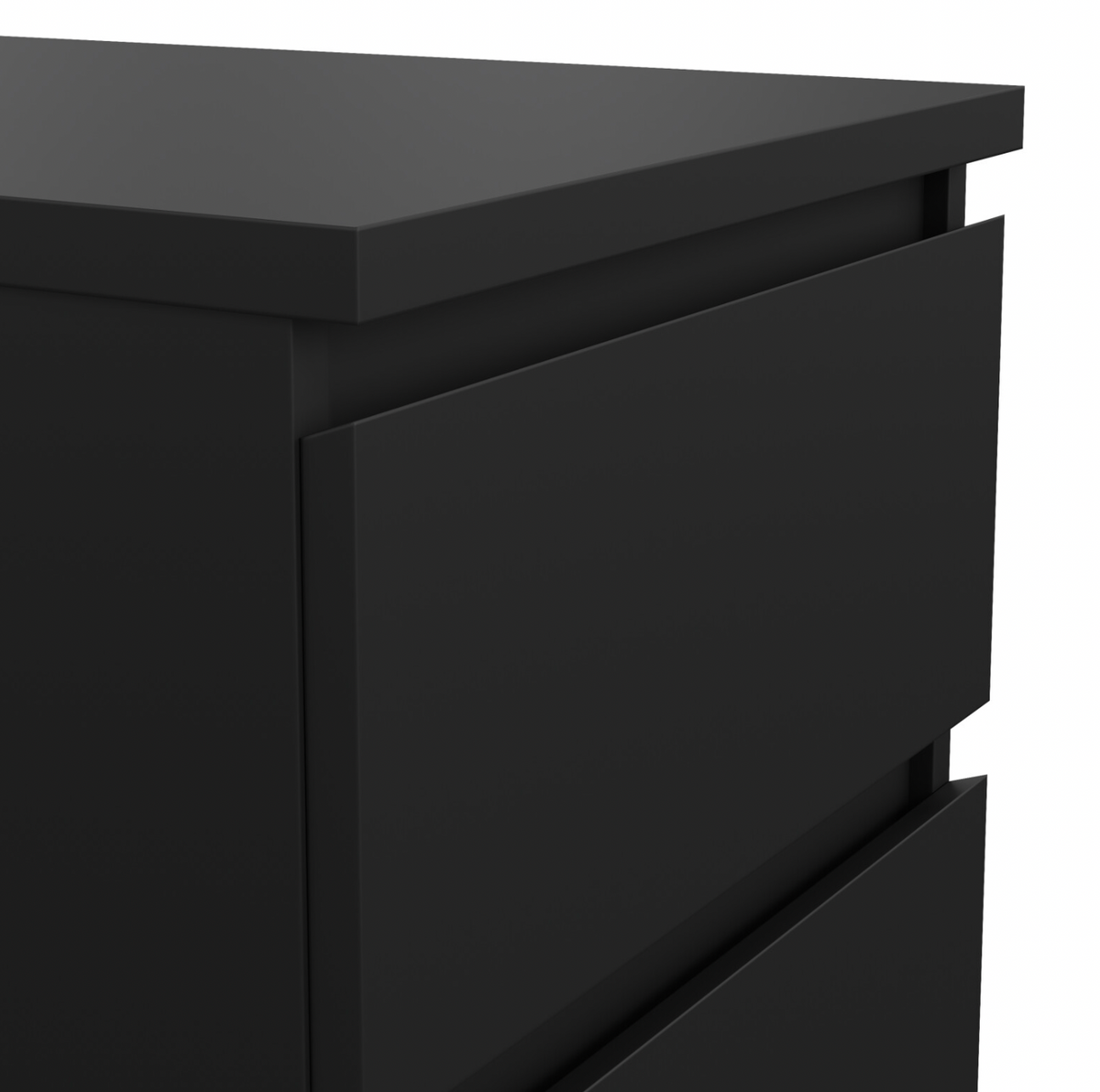 Nattbord - Black 2 skuffer i sort