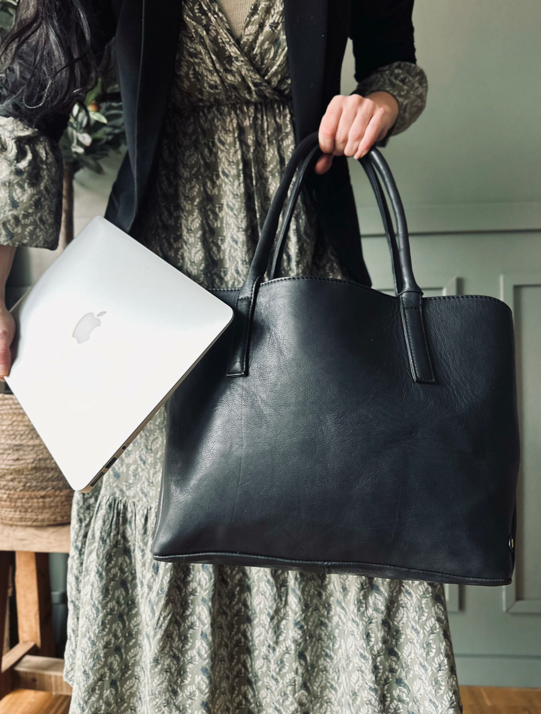 Arbeidsveske / shopper – Mykt skinn