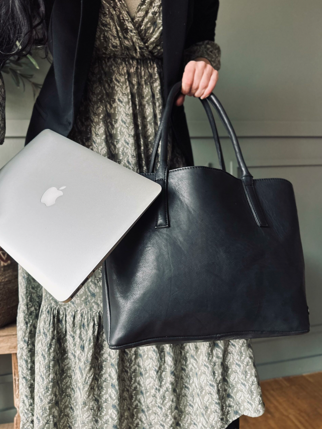 Arbeidsveske / shopper – Mykt skinn