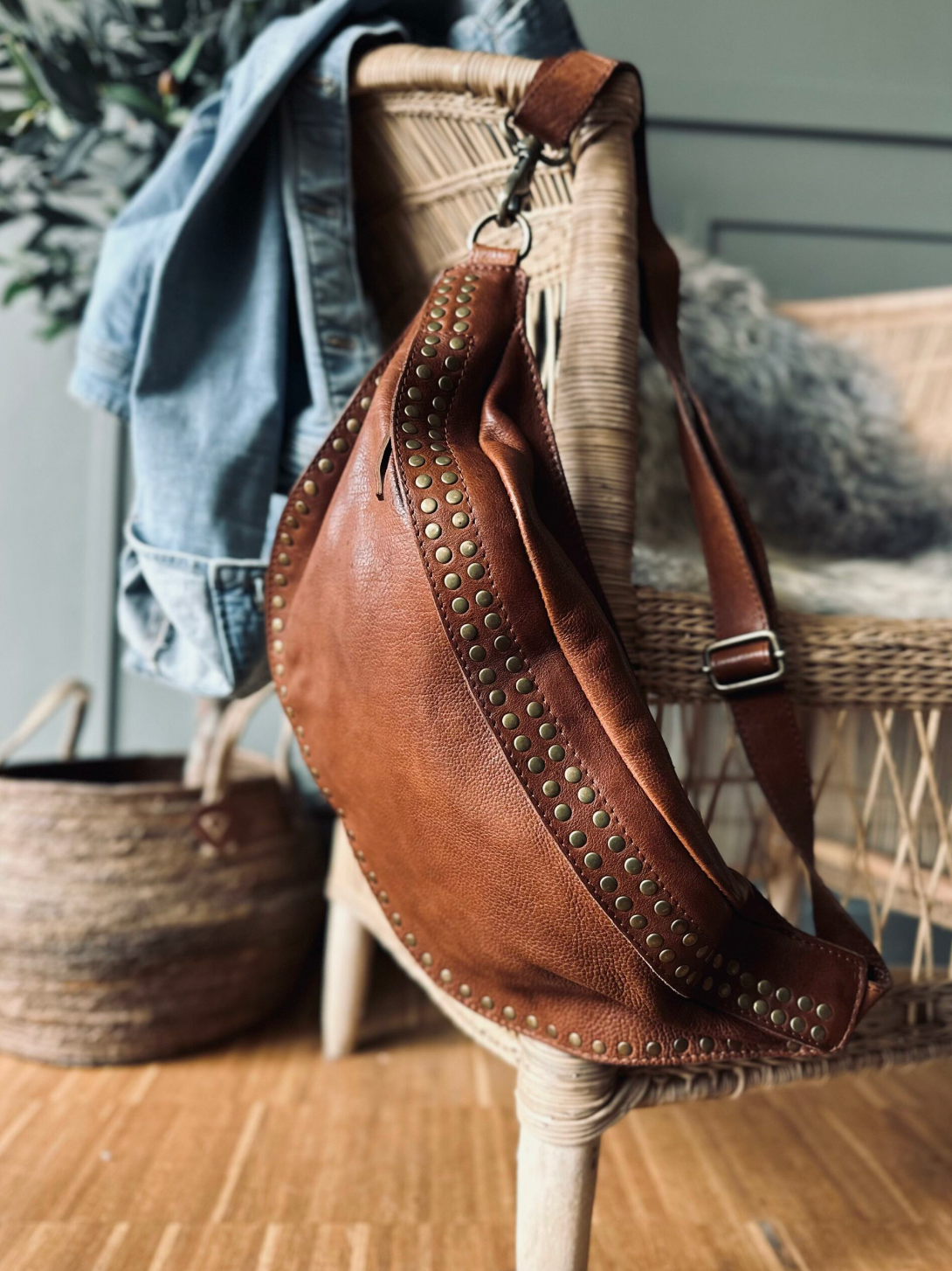 Bumbag Raw Vintage cognac