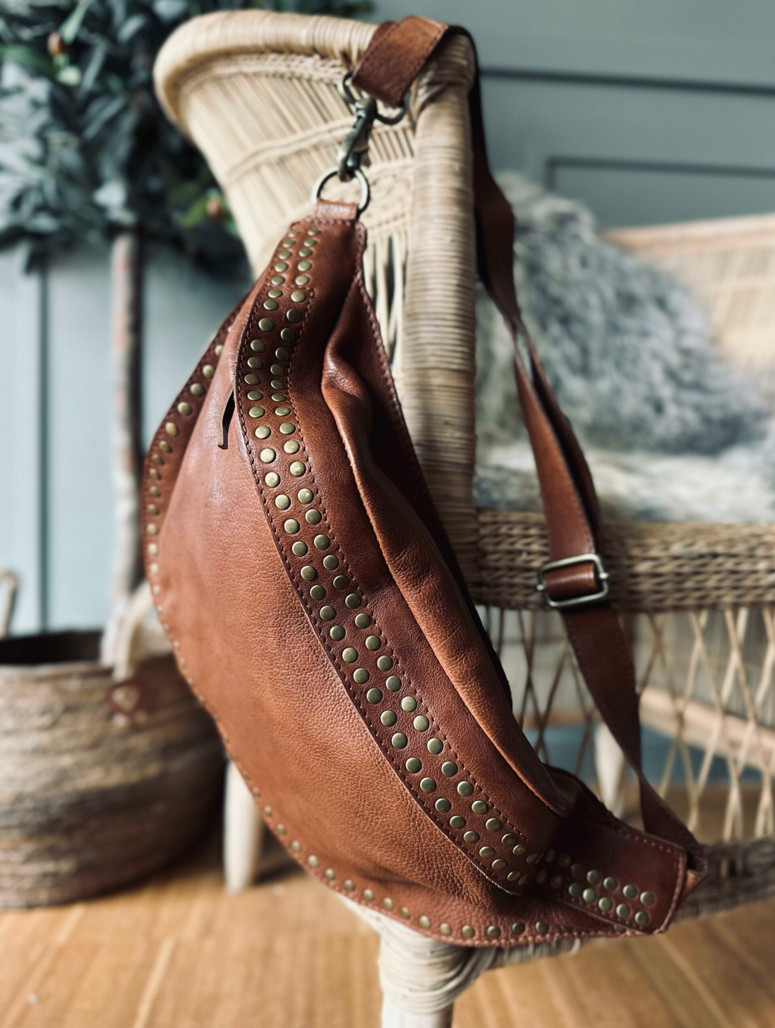 Bumbag Raw Vintage cognac
