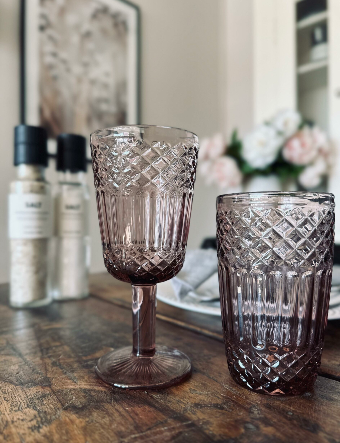 Drikkeglass French Rose – Large