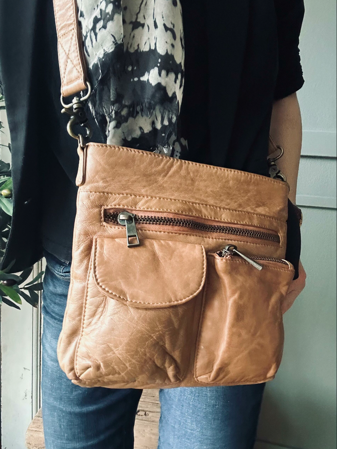 Crossbody Camel – Ultra myk