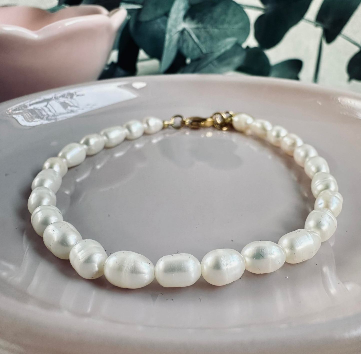 Beate gullbelagt armbånd - Vanntett