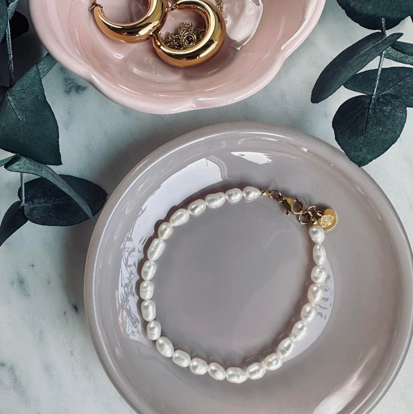 Beate gullbelagt armbånd - Vanntett