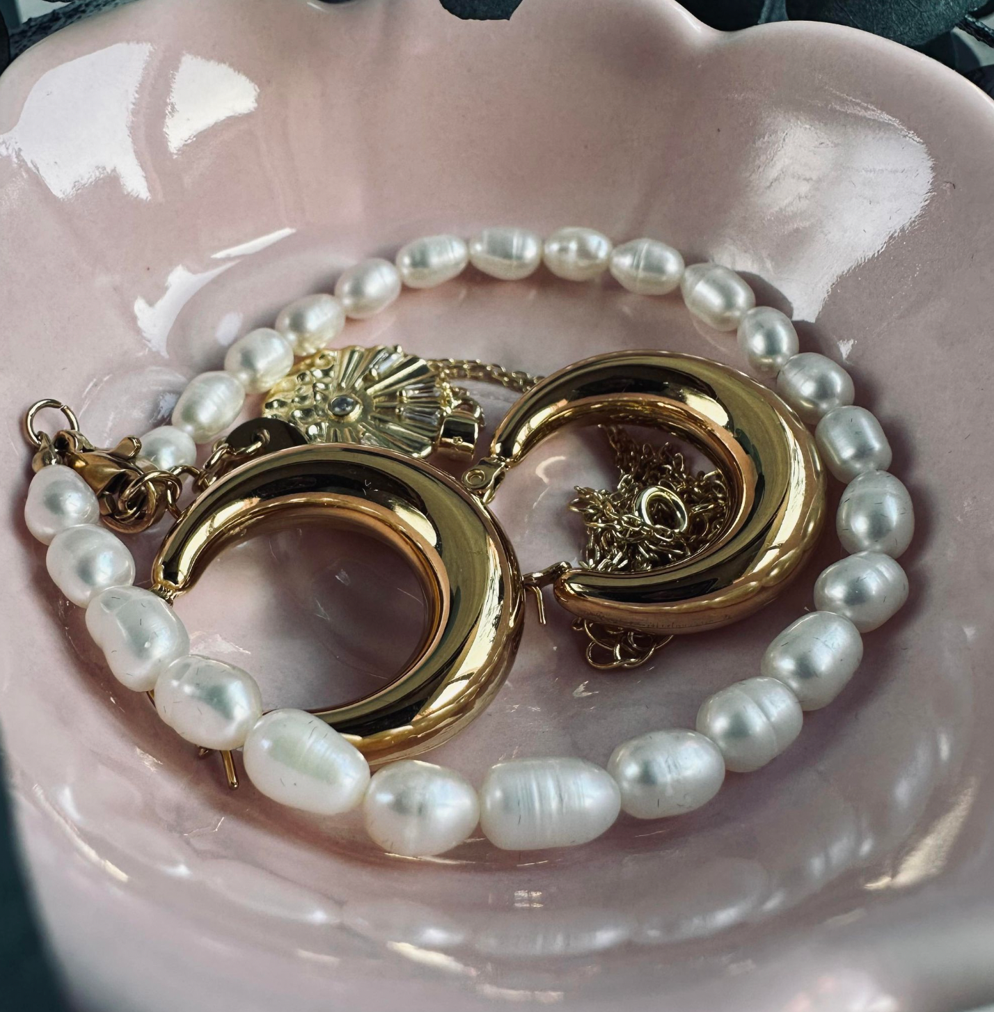 Beate gullbelagt armbånd - Vanntett