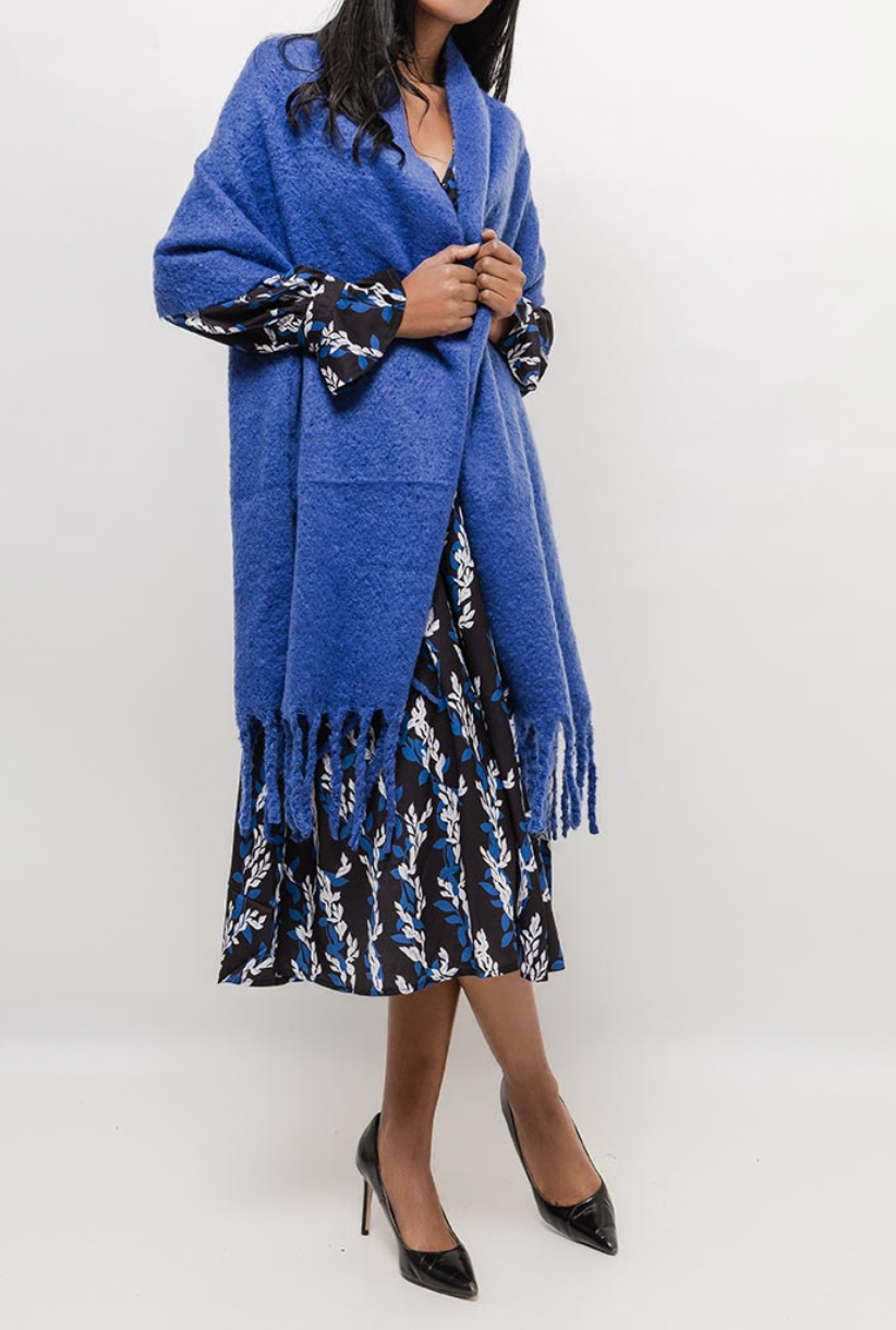 Skjerf – Vamset Blå