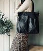Shopper Black Lux – Kalveskinn