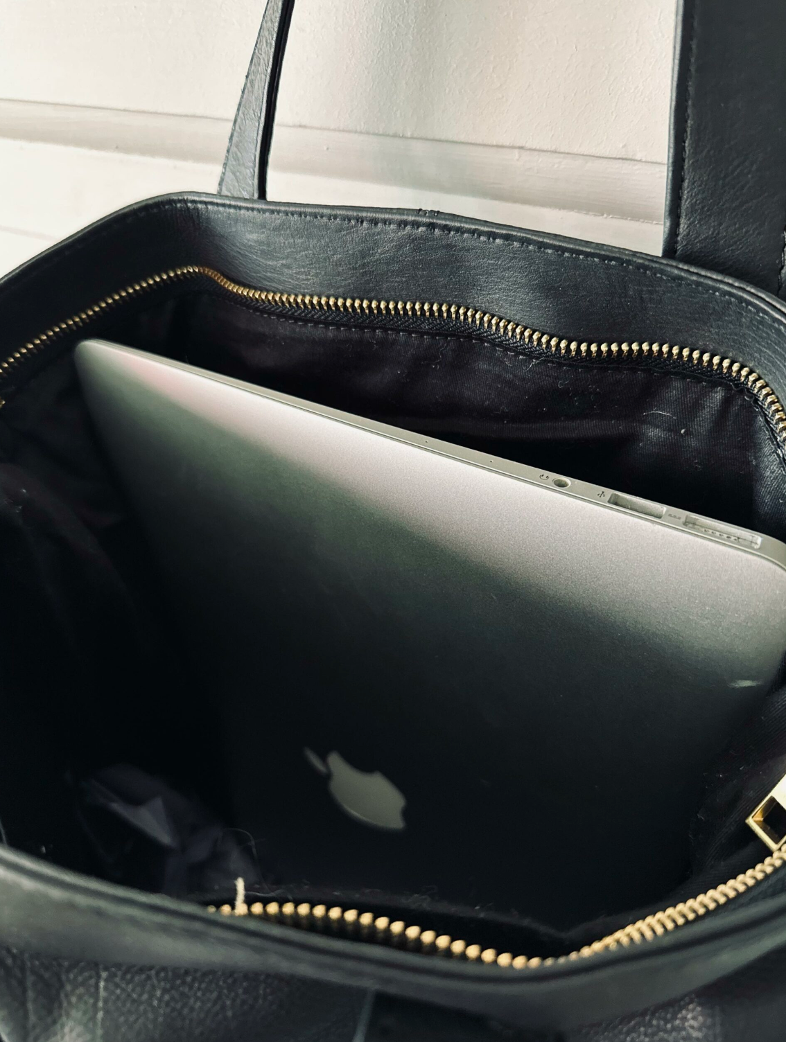 Shopper Black Lux – Kalveskinn