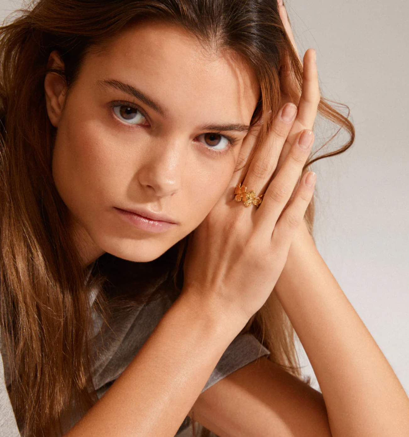 Ring CHARMAINE forgylt